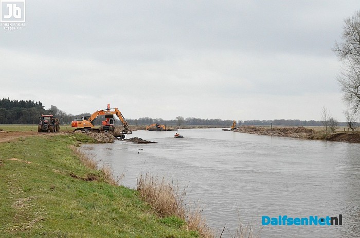 Werkzaamheden ontstening vechtoever, update 8 - Foto: Johan Bokma