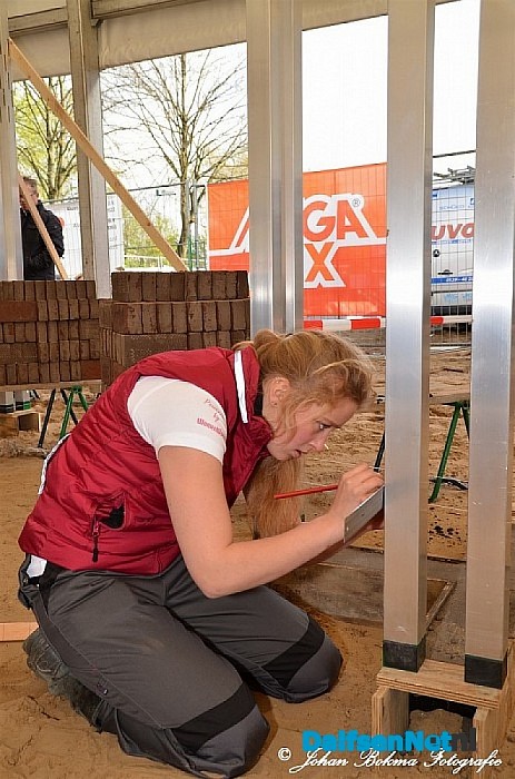 Voorronde NK Metselen 2015 in Nieuwleusen - Foto: Johan Bokma