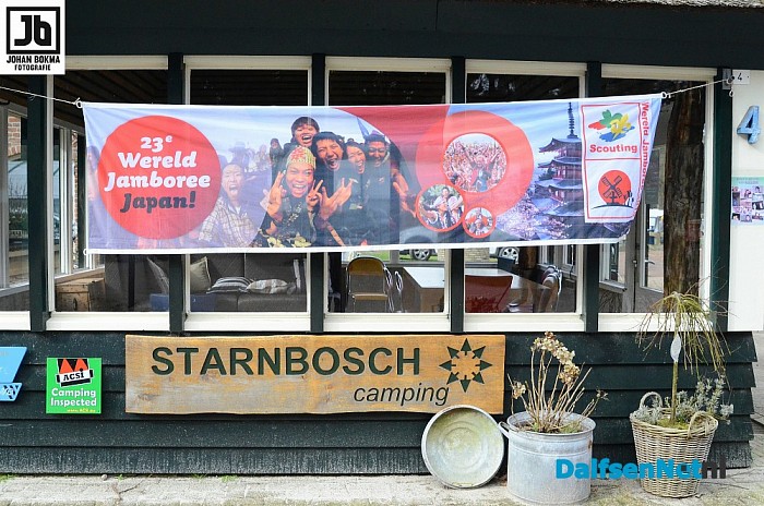 Scouts aangekomen op camping Starnbosch (update) - Foto: Johan Bokma