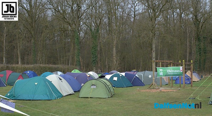 Scouts aangekomen op camping Starnbosch (update) - Foto: Johan Bokma