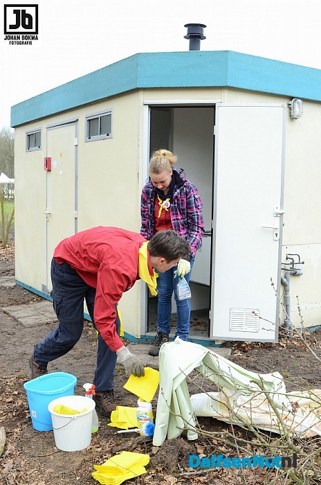 Scouts aangekomen op camping Starnbosch (update) - Foto: Johan Bokma