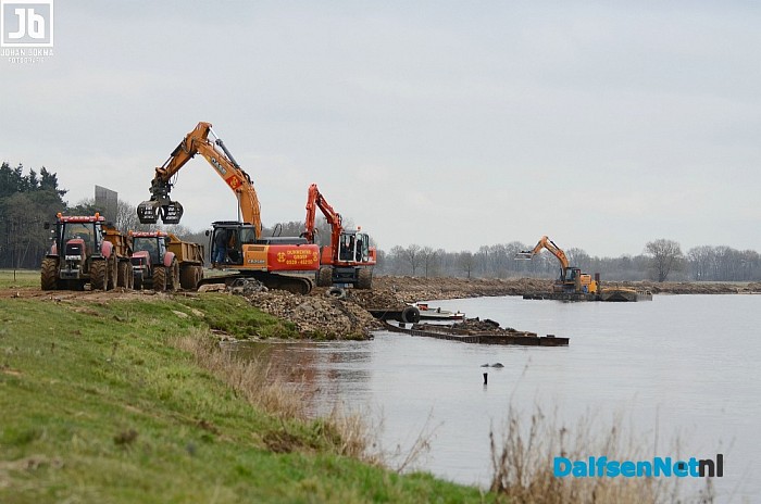 Werkzaamheden ontstening vechtoever, update 8 - Foto: Johan Bokma