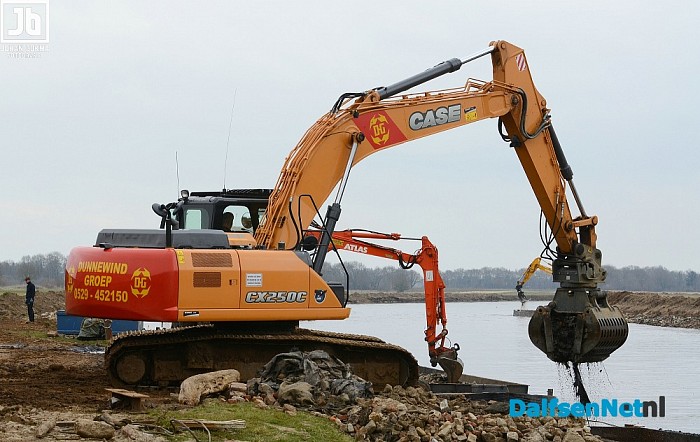 Werkzaamheden ontstening vechtoever, update 8 - Foto: Johan Bokma