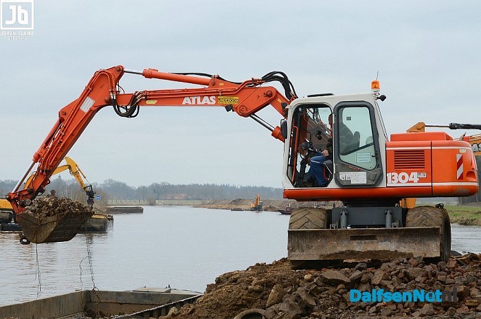 Werkzaamheden ontstening vechtoever, update 8 - Foto: Johan Bokma