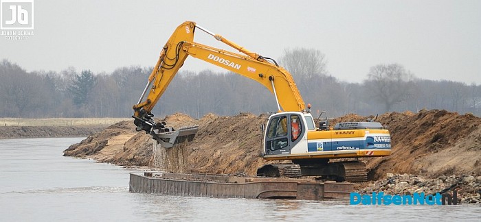 Werkzaamheden ontstening vechtoever, update 8 - Foto: Johan Bokma