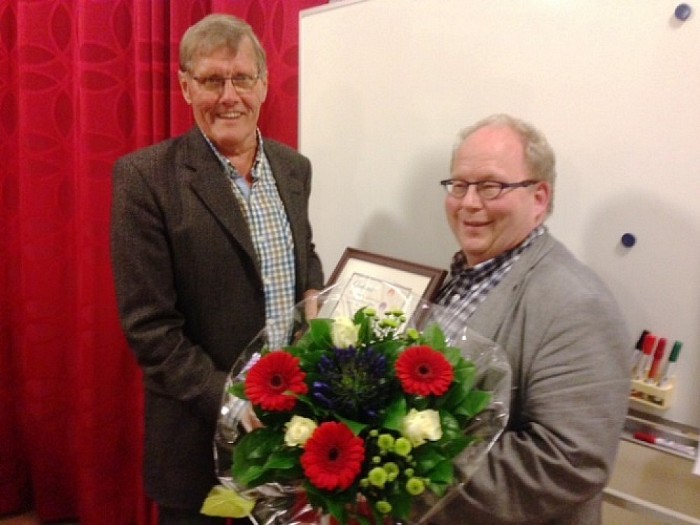 Hans de Boer, benoemd tot erelid Gemeentebelangen Dalfsen - Foto: Eigen geleverde foto
