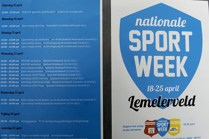 Nationale Sportweek in Lemelerveld - Foto: Paul Scholten