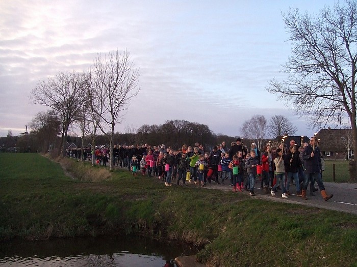 Paasvuur Hoonhorst brandde als een fakkel - Foto: Wim