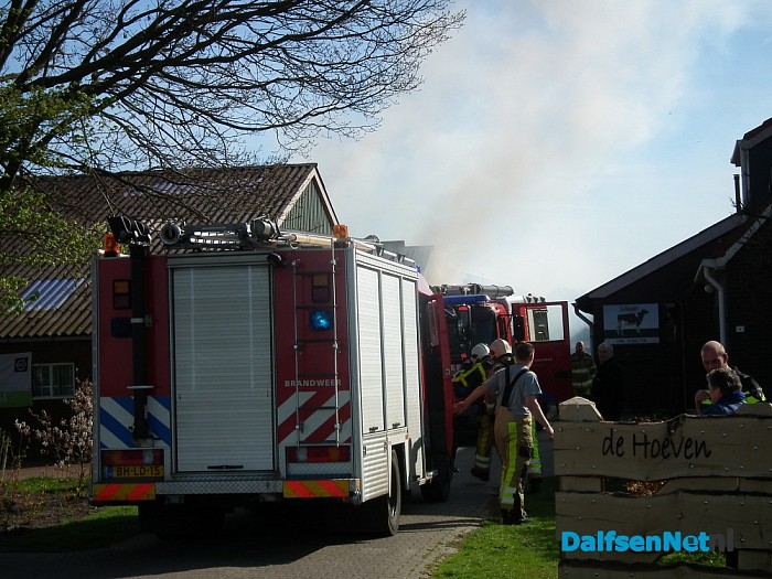 Brand bij zorgboerderij Middenweg - Foto: Robert Bril