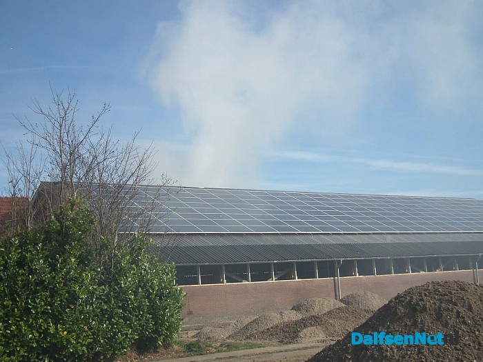 Brand bij zorgboerderij Middenweg - Foto: Robert Bril