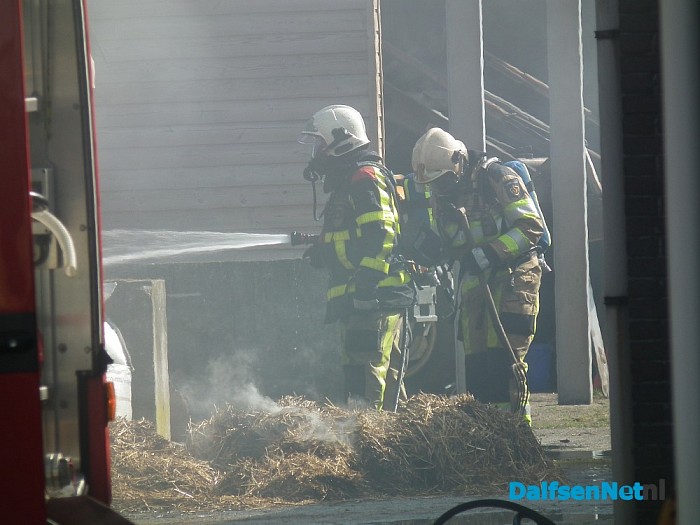 Brand bij zorgboerderij Middenweg - Foto: Robert Bril