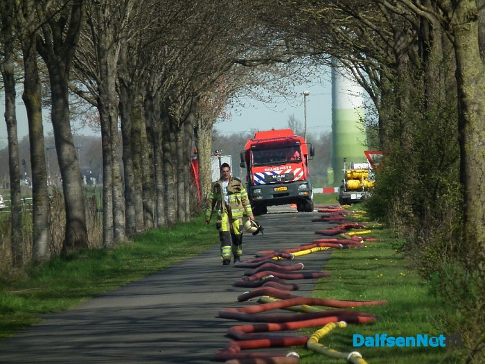 Brand bij zorgboerderij Middenweg - Foto: Robert Bril