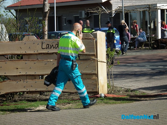 Brand bij zorgboerderij Middenweg - Foto: Robert Bril