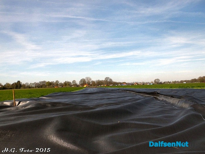 Aanleg noodweg Oudleusen gestart. - Foto: H.G. Foto