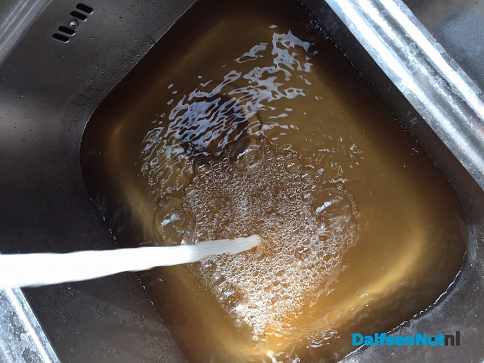 Waterleiding stuk getrokken
