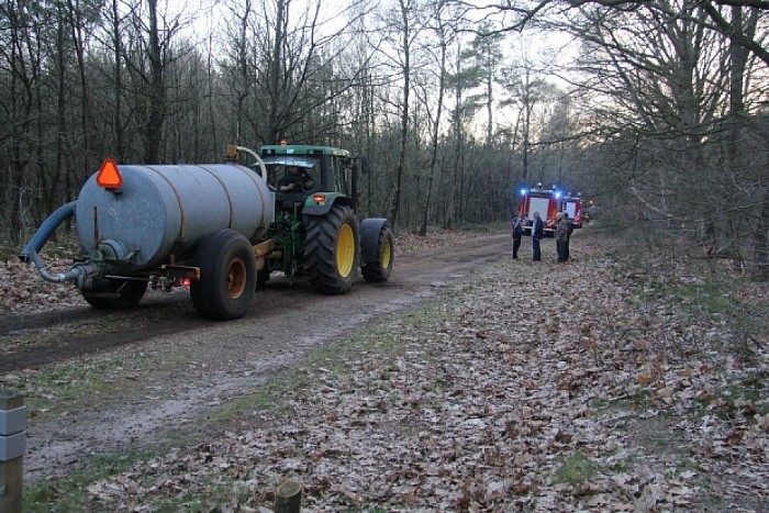 Dalfser brandweer houdt oefening met boeren