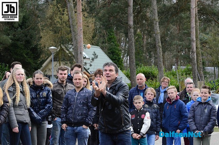 Eieren gooien bij Calluna - Foto: Johan Bokma