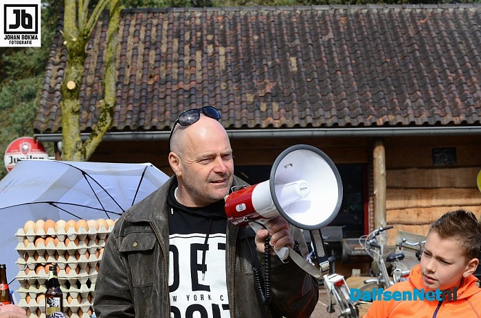Eieren gooien bij Calluna - Foto: Johan Bokma
