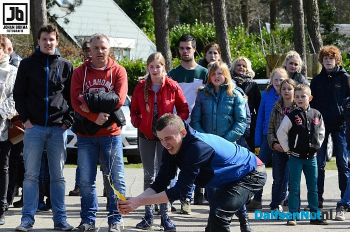 Eieren gooien bij Calluna - Foto: Johan Bokma