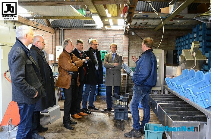 Bedrijfsbezoek bij Ernie van der Kolk - Foto: Johan Bokma