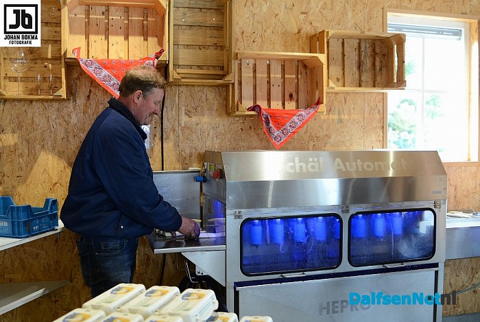 Bedrijfsbezoek bij Ernie van der Kolk - Foto: Johan Bokma