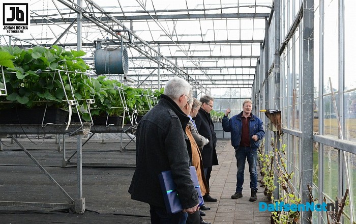 Bedrijfsbezoek bij Ernie van der Kolk - Foto: Johan Bokma