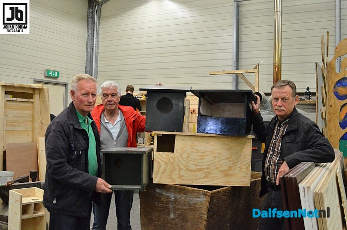 Nestkasten voor de vogelwerkgroep Hoonhorst - Foto: Johan Bokma