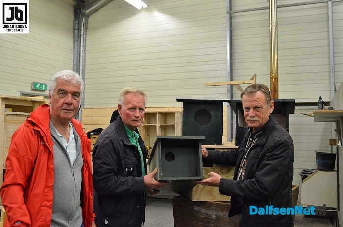Nestkasten voor de vogelwerkgroep Hoonhorst - Foto: Johan Bokma