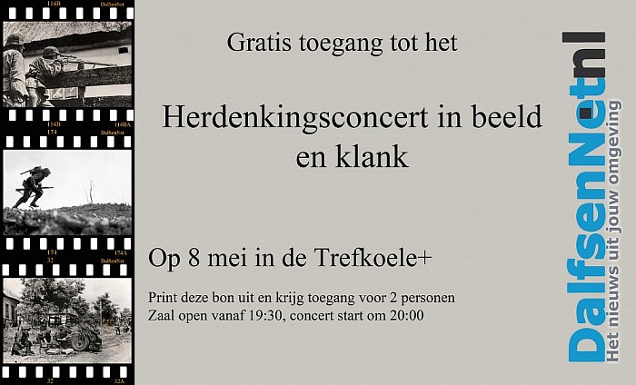 Indrukwekkend en meeslepend herdenkingsconcert in de Trefkoele+