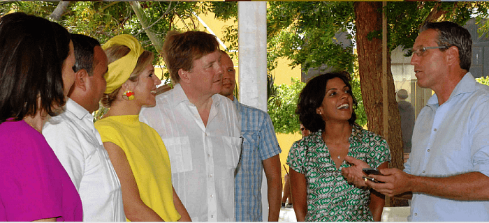 Willem en Maxima bij geboren Dalfser Bergman - Foto: Eigen geleverde foto