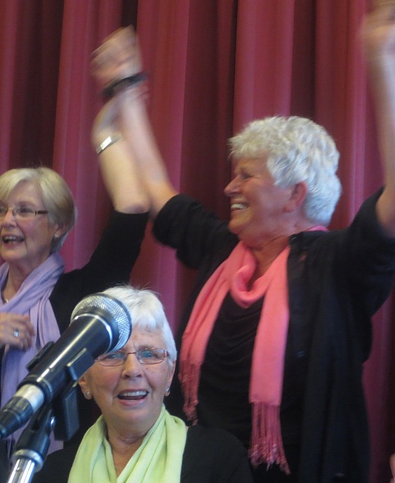 De Jonkvrouwen traden met succes op in Dalfsen - Foto: Eigen geleverde foto