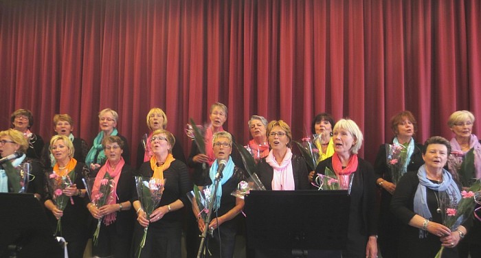 De Jonkvrouwen traden met succes op in Dalfsen - Foto: Eigen geleverde foto