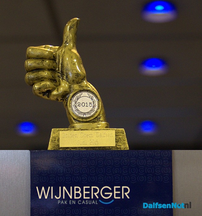 Wijnberger wint de eerste Golden Doem - Foto: Johan Bokma