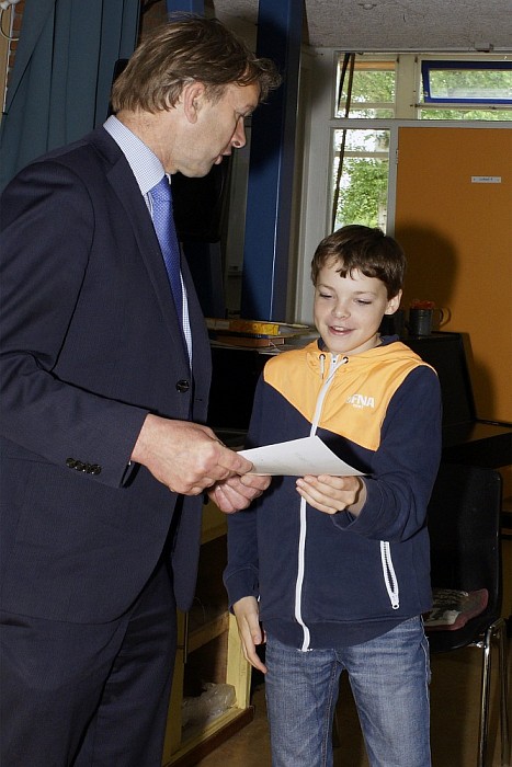 Uitreiken verkeersdiploma’s - Foto: Paul Scholten