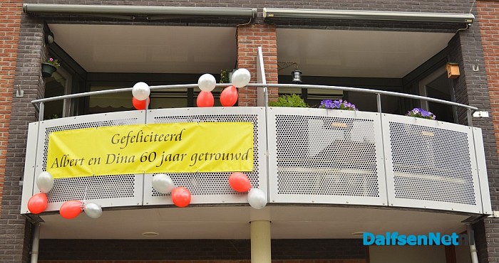 60 jarig huwelijk Veldman-Seinen. - Foto: Johan Bokma