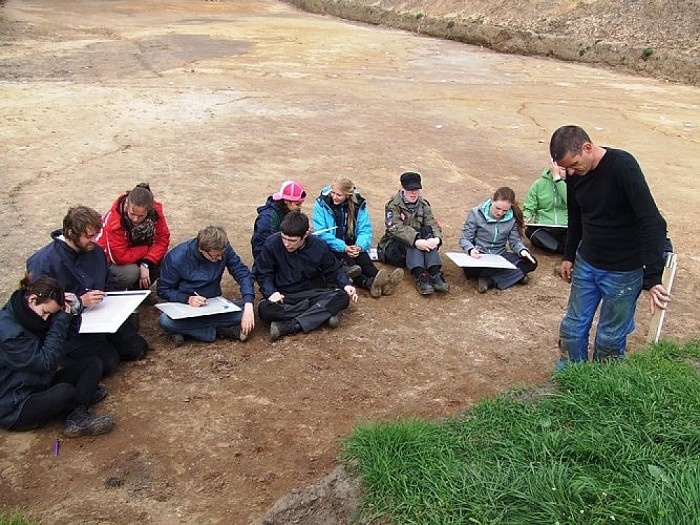 Archeologisch onderzoek Gerner Es nadert het einde. - Foto: Wim