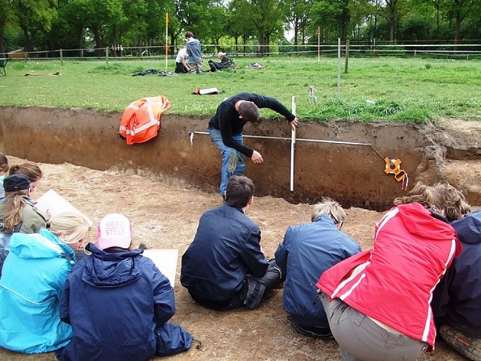 Archeologisch onderzoek Gerner Es nadert het einde. - Foto: Wim
