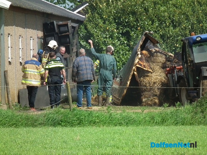 Brand op tijd geblust in Oudleusen - Foto: Robert Bril