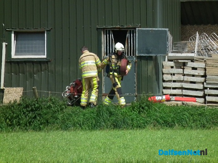 Brand op tijd geblust in Oudleusen - Foto: Robert Bril