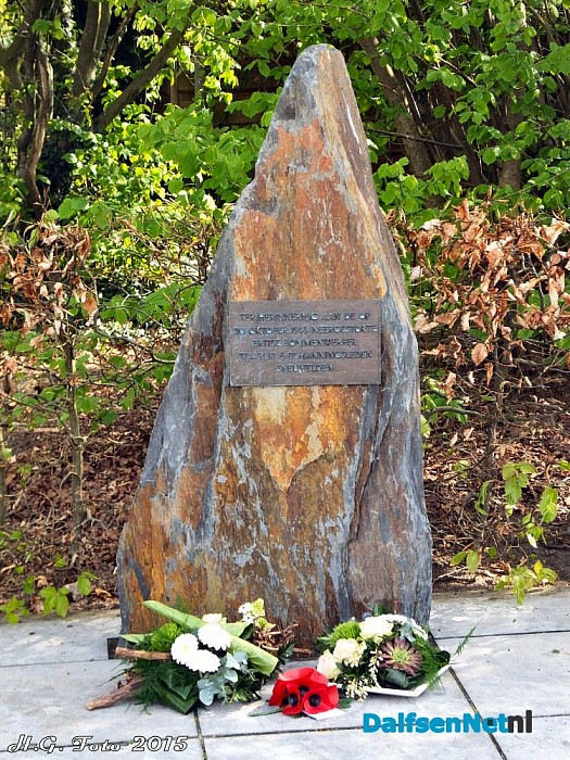 Herdenking in Oudleusen - Foto: H.G. Foto