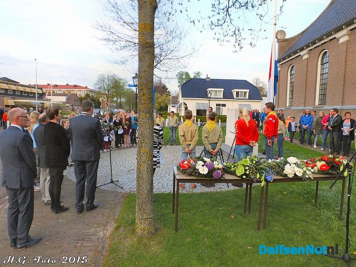Grote belangstelling bij Herdenking Nieuwleusen. - Foto: H.G. Foto