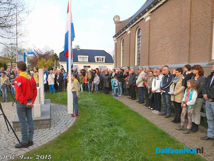 Grote belangstelling bij Herdenking Nieuwleusen. - Foto: H.G. Foto