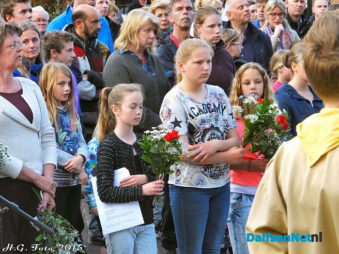Grote belangstelling bij Herdenking Nieuwleusen. - Foto: H.G. Foto
