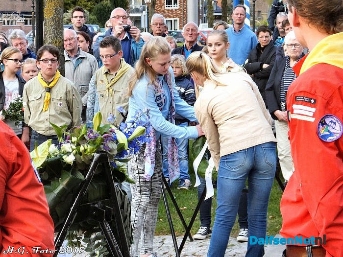 Grote belangstelling bij Herdenking Nieuwleusen. - Foto: H.G. Foto