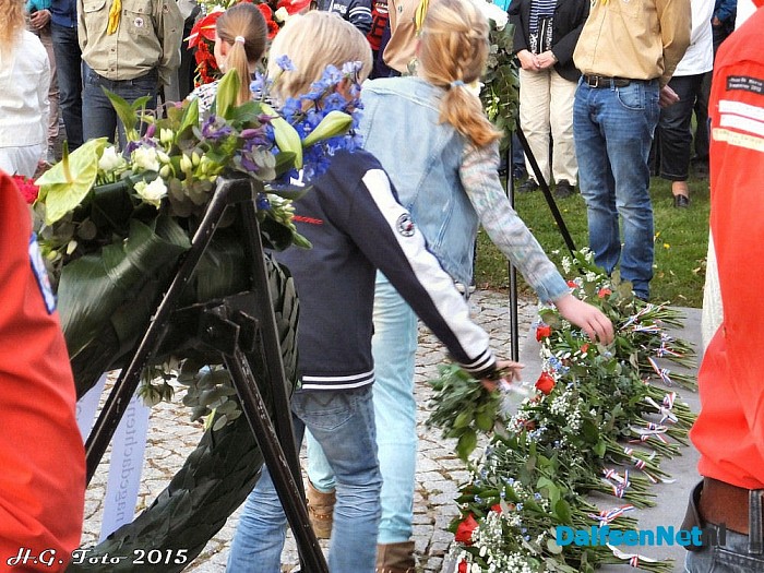 Grote belangstelling bij Herdenking Nieuwleusen. - Foto: H.G. Foto