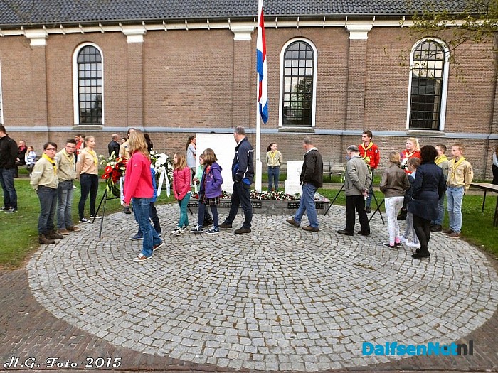 Grote belangstelling bij Herdenking Nieuwleusen. - Foto: H.G. Foto