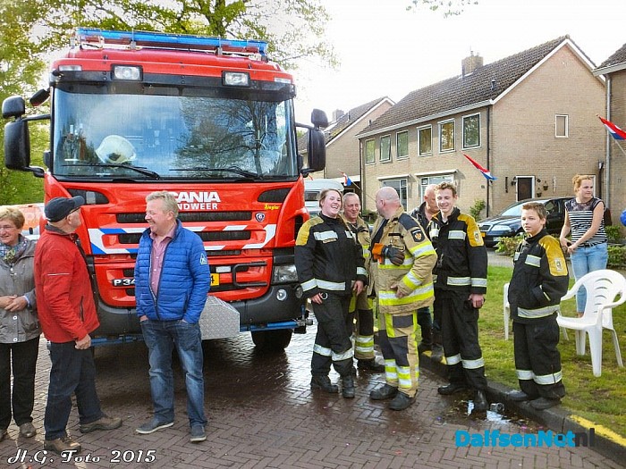 De fietsers zijn terug in Oudleusen. - Foto: H.G. Foto