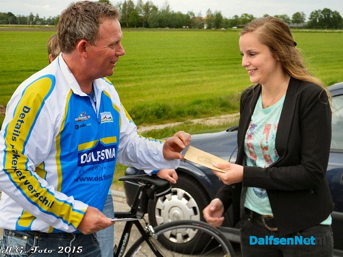 Prijswinnaars Vrienden van het Evenemententerrein Oudleusen. - Foto: H.G. Foto