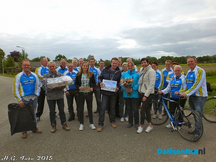 Prijswinnaars Vrienden van het Evenemententerrein Oudleusen. - Foto: H.G. Foto