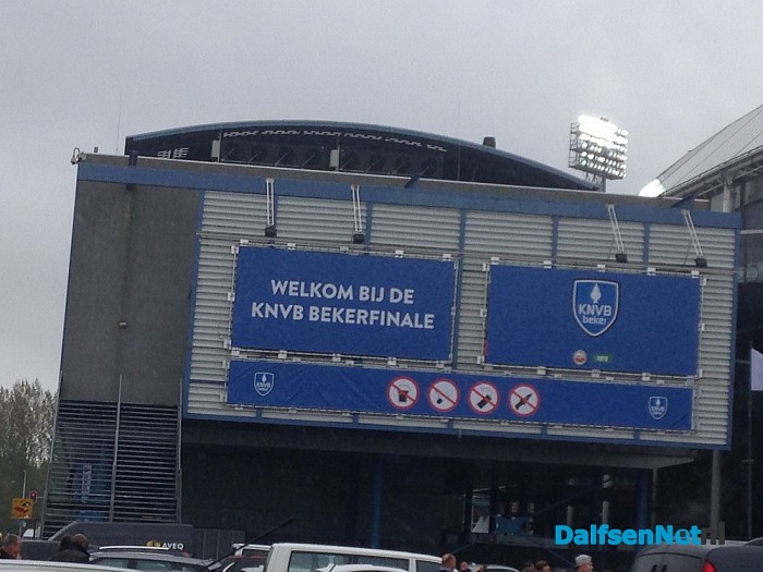 Veel Dalfser supporters bij Pec Grunn